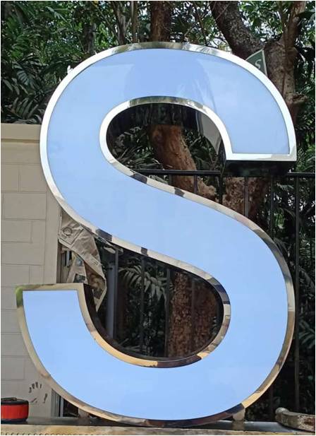 ACP Boards with 3D Letters