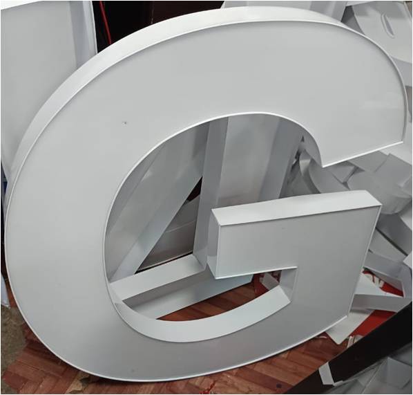 ACP Boards with 3D Letters